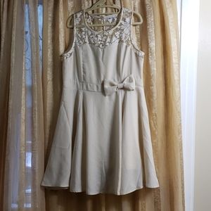Cream Cocktail Dress